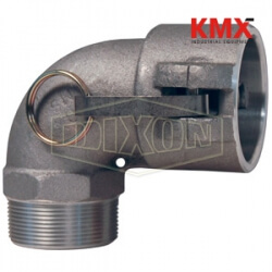 Cam & Groove 90° Type B Coupler x Male NPT Elbow 200B-90AL