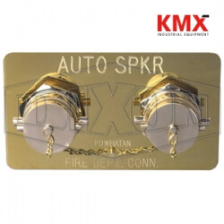 Wall Plate for Double Clapper Siamese Assembly WP2H-PT-C