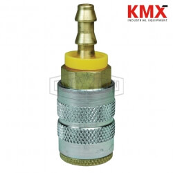 F-Series Pneumatic Manual Push-Loc Hose Barb Coupler 2FB3-B