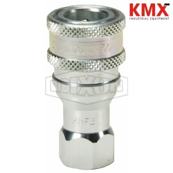 DQC H-Series ISO-B Poppet Valve Female Threaded Coupler 3HF3