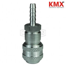 D-Series Pneumatic Automatic Standard Hose Barb Coupler 4DS4-S