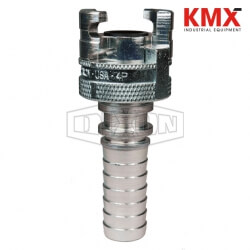 Dual-Lock P-Series Thor Interchange Hose Barb Coupler 4PS8