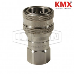 DQC K-Series ISO-A Interchange Female Coupler 6KF6-SS