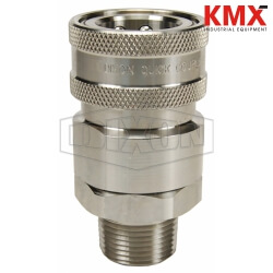 DQC V-Series Snap-Tite H/IH Interchange Valved Male Coupler 6VM6-SS