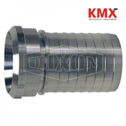 Dixon Sanitary Style Crimp Stem Female Bevel Seat End x Hose shank CBSR100