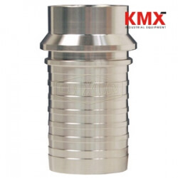 Dixon Sanitary Style Crimp Stem Tube Weld End x Hose Shank CTER300