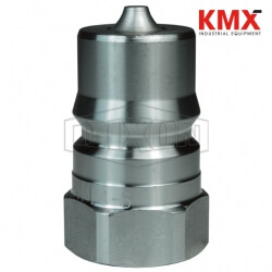 DQC H-Series ISO-B Food Grade Female Threaded Plug D-H4F4-SS