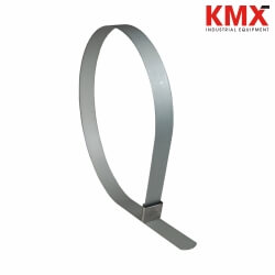Center Punch Band Clamp Open End, Galvanized, 8