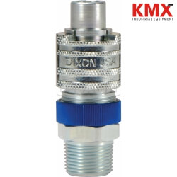 Dix-Lock® N-Series Interchange Male Head x Male Threaded Safety-Lock End Plug N4BM6-LS