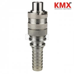 Dix-Lock® N-Series Interchange Male End x Hose Barb Plug N4S8-SS