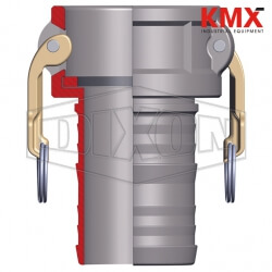 Dixon® Cam & Groove Type C Coupler x Hose Shank 250-C-AL