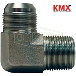 90° Male JIC 37° Flare x Male NPTF Elbow 2501-12-12