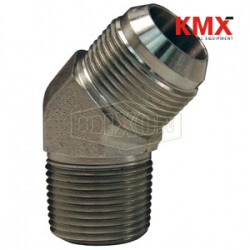 45° Male JIC 37° Flare x Male NPTF Elbow 2503-8-6