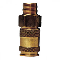 U-Series Universal Pneumatic Male Threaded Coupler 2UBM2-B