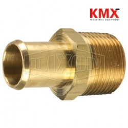Male NPTF x Beaded Hose Barb 268B1212