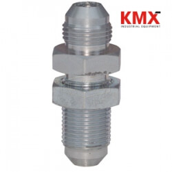 JIC 37° Flare Bulkhead Union with Lock Nut 2700LN-4
