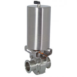 B5107-Series Butterfly Valve with Vertical Canister Actuation B5107E100CCF