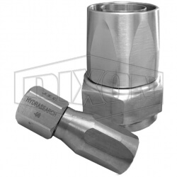 Hydrasearch® Reusable 3-piece 37° Stainless Steel Fitting CR-48A-08