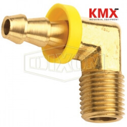 Male NPTF x Push-on Hose Barb 90° Elbow 2731212C