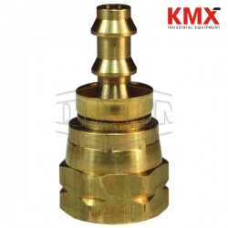 Female 45° SAE Swivel x Push-on Hose Barb 2840610CBC