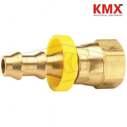 Female 45°SAE/37°JIC Swivel x Push-on Hose Barb 2870407C