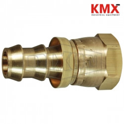 Female 45°SAE/37°JIC Swivel x Push-on Hose Barb 2870407CBC