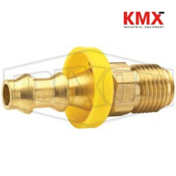 Male SAE Inverted Flare Swivel x Push-on Hose Barb 2901014C