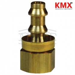 Female SAE Inverted Flare Rigid x Push-on Hose Barb 2920406CBC