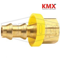 Female SAE Inverted Flare Rigid x Push-on Hose Barb 2920407C