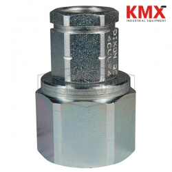 DQC CVV-Series European Interchange Female Coupler 2CVVBF2