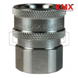 DQC V-Series Snap-Tite H/IH Interchange Unvalved Female Coupler 2VBF2-SS-E