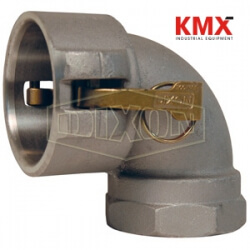 Cam & Groove 90° Type D Coupler x Female NPT Elbow 300D-90AL