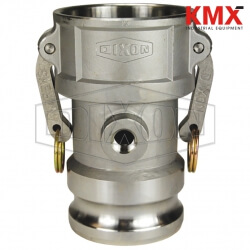 Dixon® Cam & Groove Coupler x Adapter with Port (Type DA) 300DAT38SS