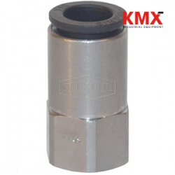 Legris Nylon/Nickel-Plated Brass Push-In Female Connector 30140414
