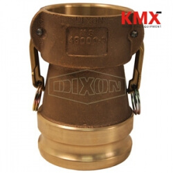 Dixon® Cam & Groove Jump Size Coupler x Adapter (Type DA) 3040-DA-BR