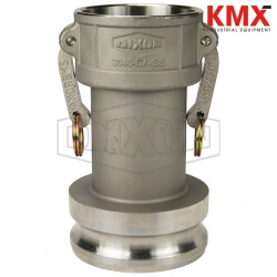 Dixon® Cam & Groove Jump Size Coupler x Adapter (Type DA) 3040-DA-SS