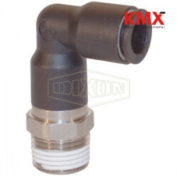 Legris Nylon/Nickel-Plated Brass Push-In Extended Male Elbow 31295614