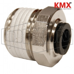 Legris Nylon/Nickel-Plated Brass Push-In Male Connector 31750414