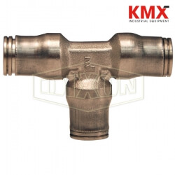 Nickel-Plated Brass Legris Push-In Equal Union Tee 36046000