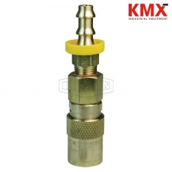 DQC CM-Series Industrial Mold Interchange Valved Coupler Push-Loc Barb 3CMB3-B