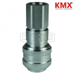 D-Series Pneumatic Automatic Female Threaded Coupler 3DF3-S