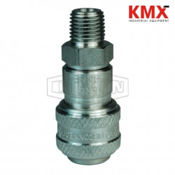 D-Series Pneumatic Automatic Male Threaded Coupler 3DM3-S
