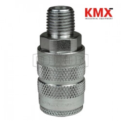 F-Series Pneumatic Manual Male Threaded Coupler 3FBM3