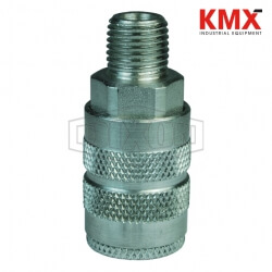 F-Series Pneumatic Manual Male Threaded Coupler 3FM3-S