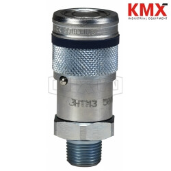 DQC HT-Series Flushface Male Threaded Coupler 3HTM3