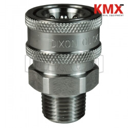 DQC V-Series Snap-Tite H/IH Interchange Unvalved Male Coupler 3VM3-SS-E