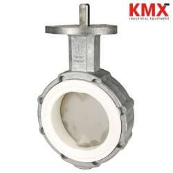 Two Piece Aluminum Butterfly Valve with Stainless Steel Disc 4-380-828U501
