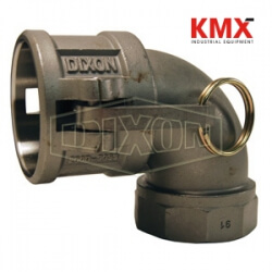 Cam & Groove 90° Type D Coupler x Female NPT Elbow 400D-90SS