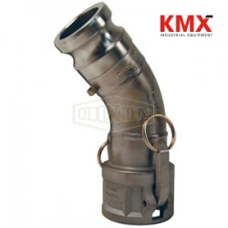 Dixon® Type DA 45° Elbow Adapter x Coupler 400DA-45SS