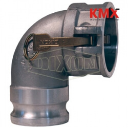 Dixon® Type DA 90° Elbow Adapter x Coupler 400DA-90AL
